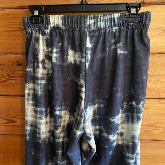 ADAM SELMAN Bleach Plaid Sweatpants Size Extra Small - Picture 5 of 9